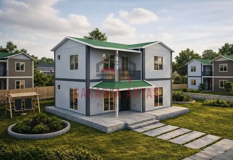Aktaş Prefabrik Ev 2+1 Çift Katlı Prefabrik Ev 100 m2
