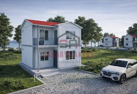 Aktaş Prefabrik Ev 2+1 Çift Katlı Prefabrik Ev 82 m2