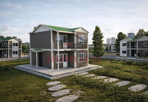 Aktaş Prefabrik Ev 2+1 Çift Katlı Prefabrik Ev 92 m2
