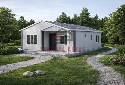 Aktaş Prefabrik Ev 2+1 Tek Katlı Prefabrik Ev 53 m2