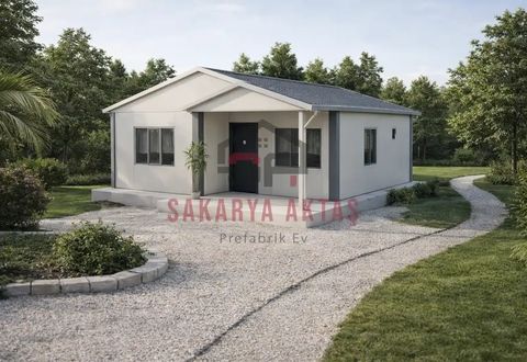 Aktaş Prefabrik Ev 2+1 Tek Katlı Prefabrik Ev 62 m2