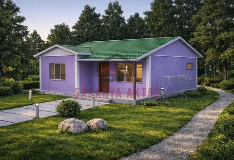 Aktaş Prefabrik Ev 2+1 Tek Katlı Prefabrik Ev 68 m2