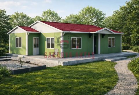Aktaş Prefabrik Ev 2+1 Tek Katlı Prefabrik Ev 72 m2