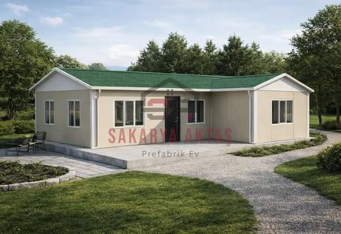 Aktaş Prefabrik Ev 2+1 Tek Katlı Prefabrik Ev 75 m2