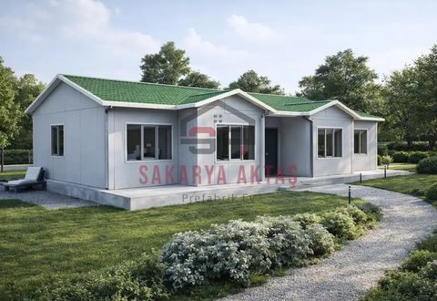 Aktaş Prefabrik Ev 3+1 Tek Katlı Prefabrik Ev 112 m2