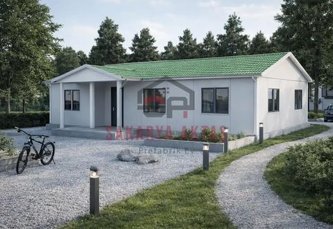 Aktaş Prefabrik Ev 3+1 Tek Katlı Prefabrik Ev 82 m2