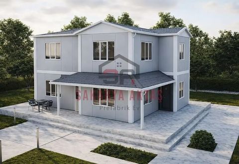 Aktaş Prefabrik Ev 4+1 Çift Katlı Prefabrik Ev 142 m2