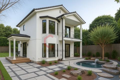 Çelik Yapım Merkezi 126 m2 4+1 Çift Katlı Prefabrik Villa