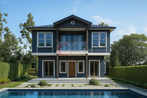 Çelik Yapım Merkezi 166 m2 4+1 Çift Katlı Prefabrik Villa