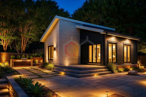 Çelik Yapım Merkezi 2+1 Tek Katlı Prefabrik Villa 49 m2