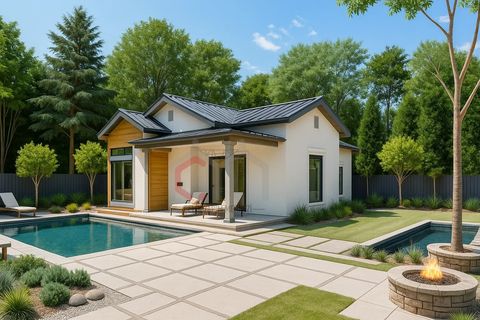 Çelik Yapım Merkezi 2+1 Tek Katlı Prefabrik Villa 85 m2