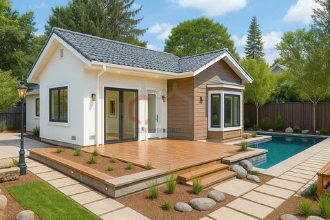 Çelik Yapım Merkezi 2+1 Tek Katlı Prefabrik Villa 89 m2