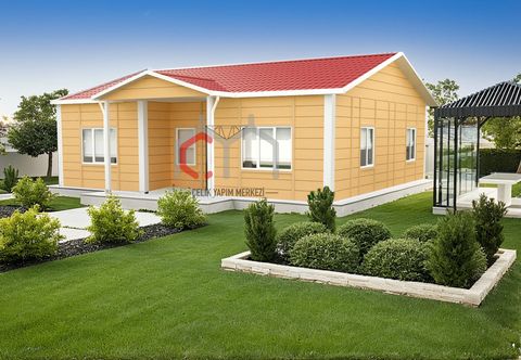 Çelik Yapım Merkezi 3+1 Tek Katlı Prefabrik Ev 96 m2