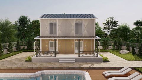 İkranur Prefabrik 138 m2 Çift Kat Prefabrik (PD-2138)
