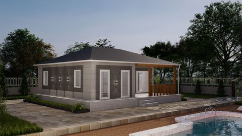 İkranur Prefabrik 76 m2 Tek Kat Prefabrik (PS-1076)