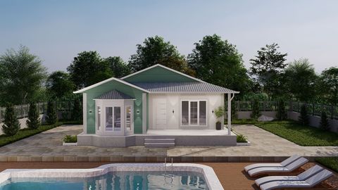 İkranur Prefabrik 82 m2 Tek Kat Prefabrik (PS-1082)
