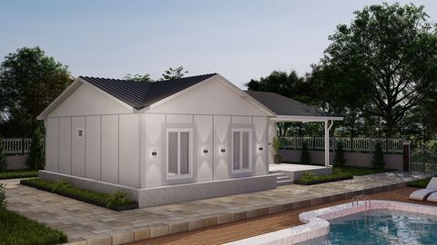 İkranur Prefabrik 92 m2 Tek Kat Prefabrik (PS-1092)