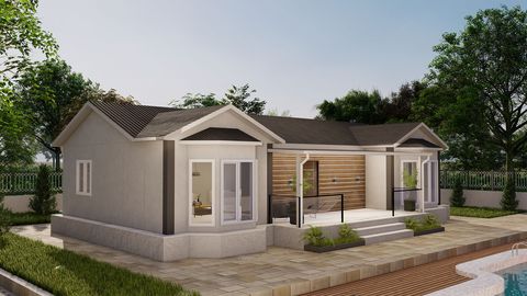 İkranur Prefabrik 112 m2 Tek Kat Prefabrik (PS-1112)