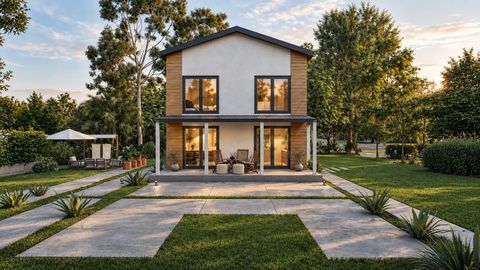 İkranur Prefabrik 120 m2 Çift Kat Çelik (SD-2120)