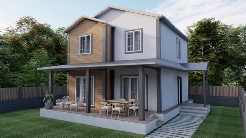 İkranur Prefabrik 150 m2 Çift Kat Çelik (SD-2150)