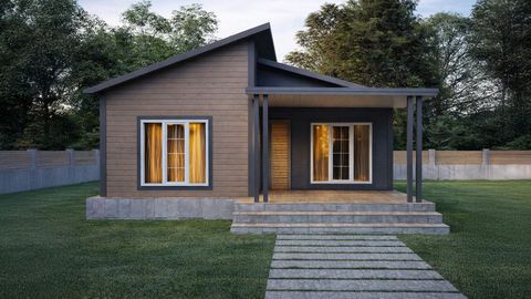 İkranur Prefabrik 92 m2 Tek Kat Çelik (SS-1092)