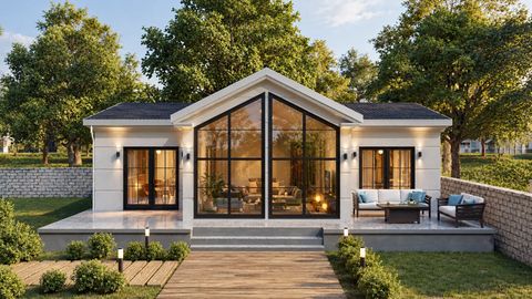 İkranur Prefabrik 95 m2 Tek Kat Çelik (SS-1095)