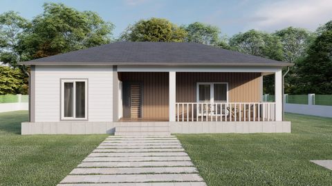 İkranur Prefabrik 124 m2 Tek Kat Çelik (SS-1124)