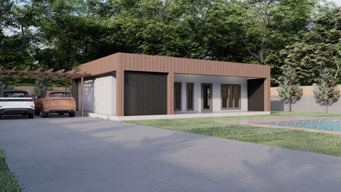 İkranur Prefabrik 128 m2 Tek Kat Çelik (SS-1128)