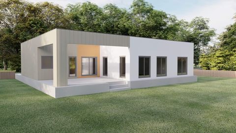 İkranur Prefabrik 135 m2 Tek Kat Çelik (SS-1135)