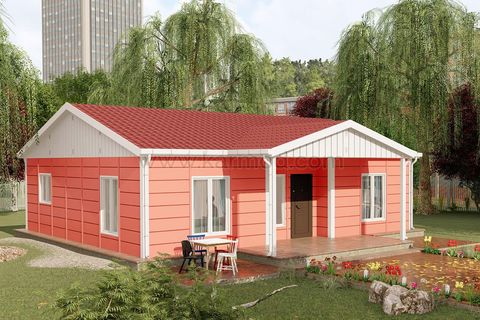 Karmod Prefabrik 100 m2 3+1 Prefabrik Ev Model Gündoğumu