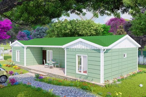 Karmod Prefabrik 102 m2 3+1 Prefabrik Ev Model İkiz