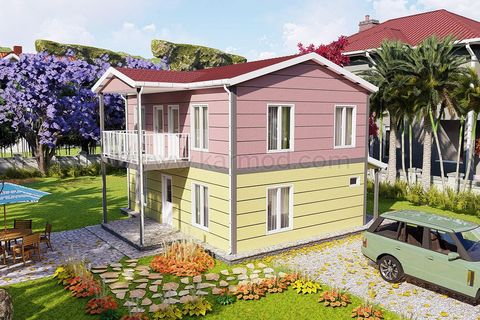 Karmod Prefabrik 125 m2 Çift Katlı Çelik Ev 3+1
