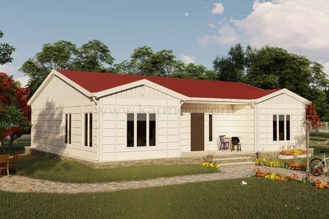 Karmod Prefabrik 126 m2 3+1 Prefabrik Ev Model Kardelen