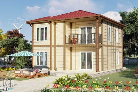 Karmod Prefabrik 138 m2 Prefabrik Villa Modeli Prestij