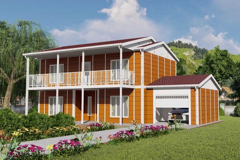Karmod Prefabrik 196 m2 Prefabrik Villa Modeli Side