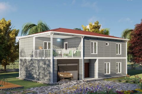Karmod Prefabrik 202 m2 Prefabrik Villa Modeli Fethiye