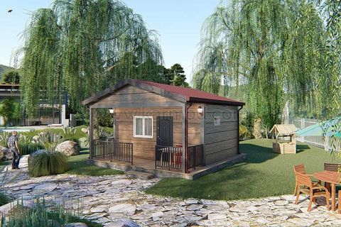 Karmod Prefabrik 28 m2 Çelik Ev 1+0