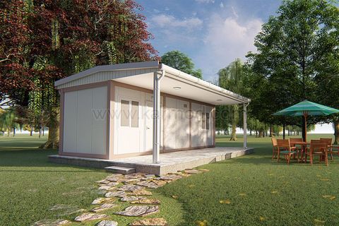 Karmod Prefabrik 35 m2 1+1 Verandalı Konteyner Ev