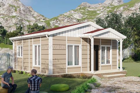 Karmod Prefabrik 45 m2 2+1 Prefabrik Ev Model Nostalji