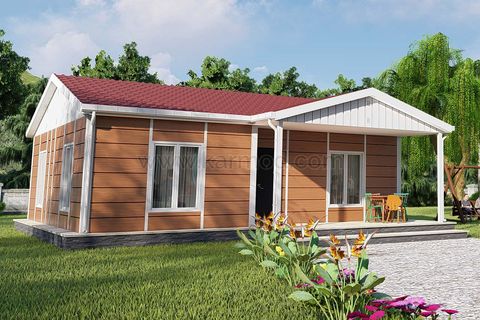 Karmod Prefabrik 75 m2 2+1 Prefabrik Ev Model İnci