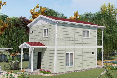 Karmod Prefabrik 92 m2 Cunda Modeli