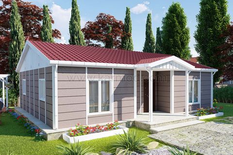 Karmod Prefabrik 96 m2 2+1 Prefabrik Ev Model Datça