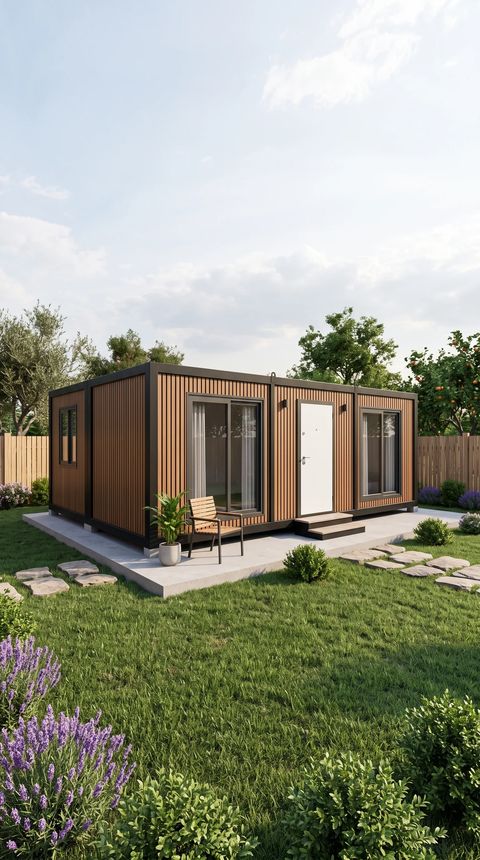 Kentsoy Yapı 42m2 2+1 Dekoratif Kaplama Birleşim Modeli Konteyner Ev
