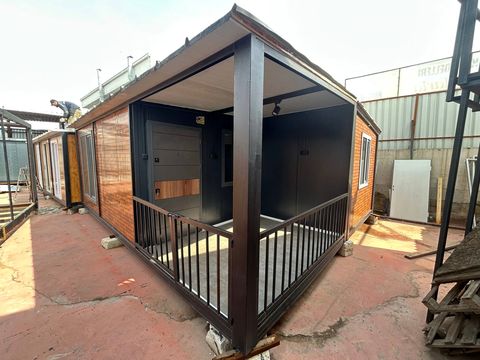 Kentsoy Yapı 42m2 2+1 Veranda'lı Prefabrik Konteyner Ev