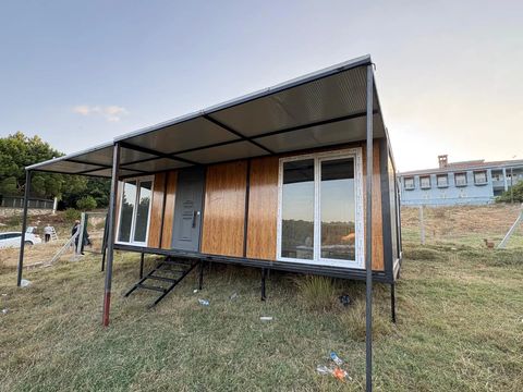 Kentsoy Yapı 56m2 Açılır-Kapanır Sundurma'lı Prefabrik Konteyner Ev
