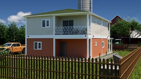 Makro Prefabrik İki Katlı Prefabrik Ev Fiyatı 213 m2