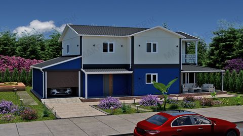Makro Prefabrik İki Katlı Prefabrik Ev Fiyatı 271 m2