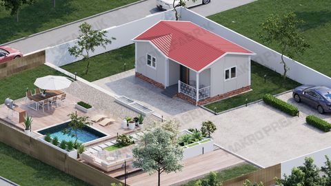 Makro Prefabrik Prefabrik Ev Fiyatı 40 m2 (MK1-40m2)