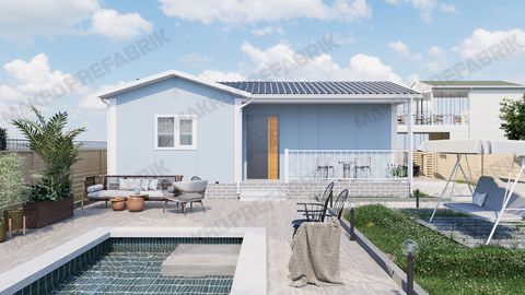 Makro Prefabrik Prefabrik Ev Fiyatı 46 m2