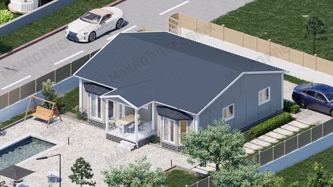 Makro Prefabrik Prefabrik Ev Fiyatı 98 m2